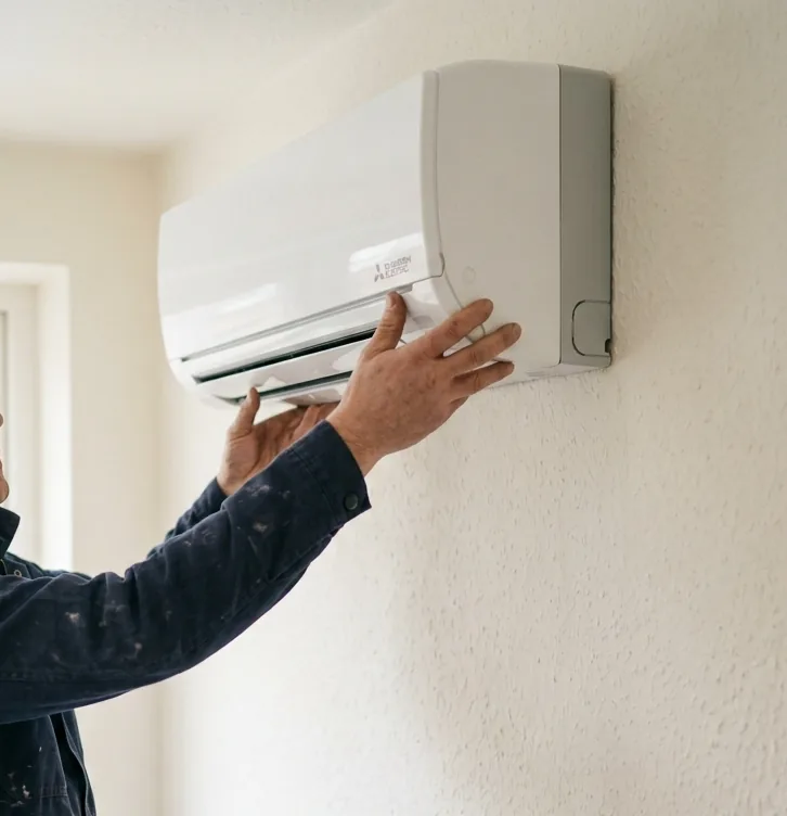Climatizzatore installato in casa
