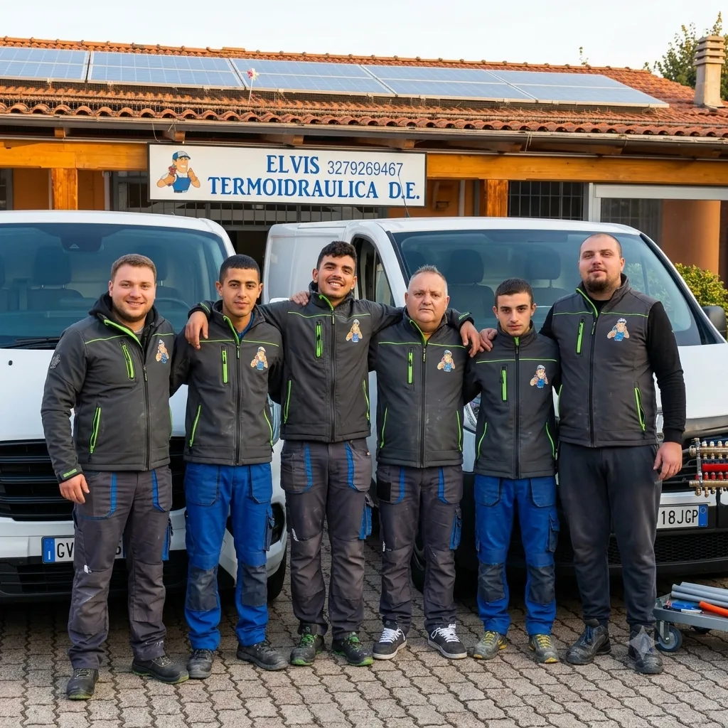 La squadra di Termoidraulica D.E.
